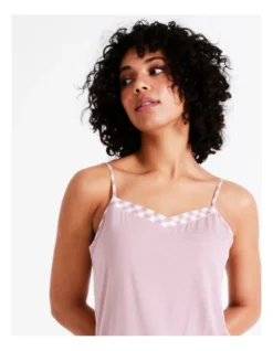 Chloe & Lola Spliced Sleep Cami In Rose Gingham -Myer Clothing Shop 929444590 6 720x928