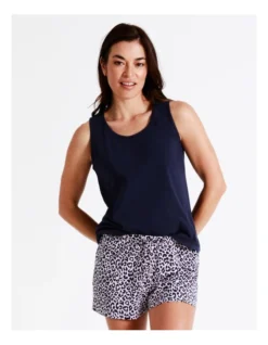 SOHO Organic Cotton Tank In Navy