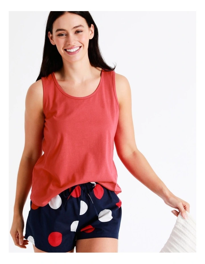 SOHO Organic Cotton Tank In Red 7 SOHO Organic Cotton Tank In Red - Image 7