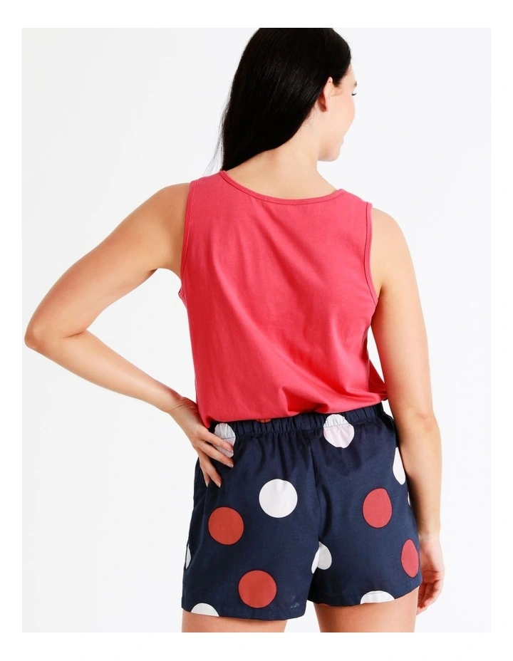 SOHO Organic Cotton Woven Shortie In Navy 6 SOHO Organic Cotton Woven Shortie In Navy - Image 6