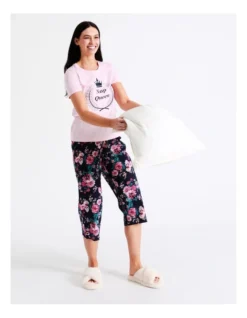 SOHO Organic Cotton Knit Short Sleeve Sleep Top Nap Queen In Pink -Myer Clothing Shop 929448820 3 720x928