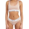 Calvin Klein Modern Cotton Naturals Unlined Bralette In Beige