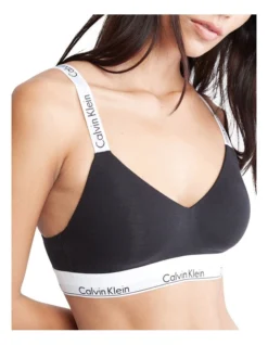 Calvin Klein Modern Cotton Lightly Lined Bralette In Black -Myer Clothing Shop 929465380 929616760 4 720x928