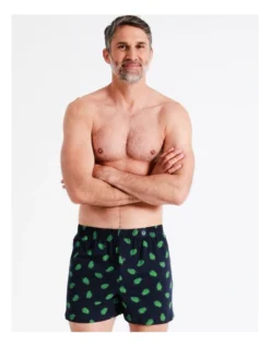 Softwash Knit Boxers Palm Parrot 2 Pack In Navy -Myer Clothing Shop 929471230 5 720x928