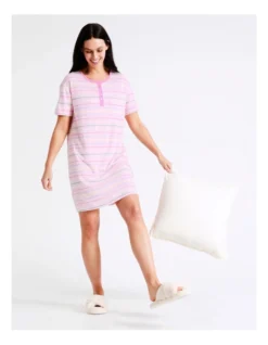 SOHO Raglan Sleeve Nightie In Pink -Myer Clothing Shop 929542510 5 720x928