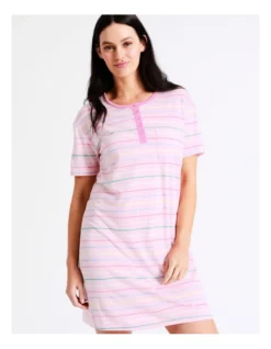 SOHO Raglan Sleeve Nightie In Pink -Myer Clothing Shop 929542510 6 720x928