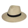 Braided Fedora Hat In Beige