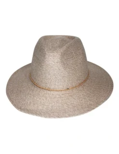 Avoca Flexibraid Fedora Hat In Oatmeal