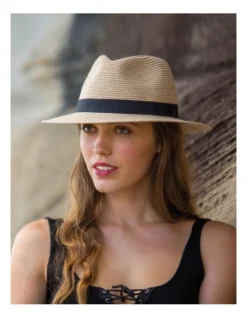 Pana Mate Flexibraid Fedora Hat In Natural -Myer Clothing Shop 929634850 3 720x928