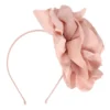 Large Flower Fascinator In Dusty Pink