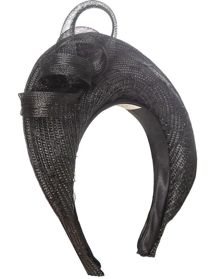 High Netting Headband In Black 2 High Netting Headband In Black - Image 2