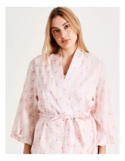 Chloe & Lola Kimono Sleeve Robe In Pink -Myer Clothing Shop 929889010 4 720x928