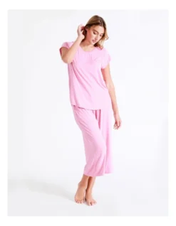 Chloe & Lola Bamboo Short Sleeve PJ Top In Pink 10 Chloe & Lola Bamboo Short Sleeve PJ Top In Pink -Myer Clothing Shop 929889280 939068380 4 720x928