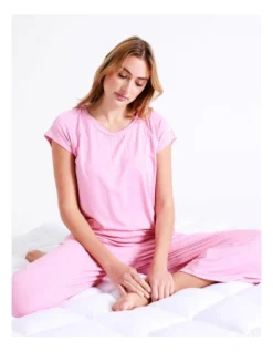 Chloe & Lola Bamboo Short Sleeve PJ Top In Pink 11 Chloe & Lola Bamboo Short Sleeve PJ Top In Pink -Myer Clothing Shop 929889280 939068380 5 720x928