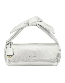 Radley Cranwell Close Flapover Grab Bag In Silver