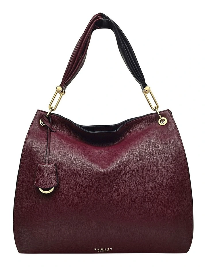 Radley Cuba Street Twist Open-Top Shoulder Bag In Cherry 1 Radley Cuba Street Twist Open-Top Shoulder Bag In Cherry