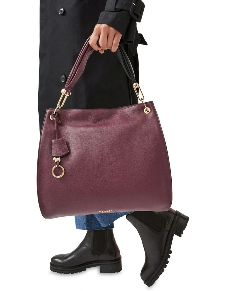 Radley Cuba Street Twist Open-Top Shoulder Bag In Cherry 2 Radley Cuba Street Twist Open-Top Shoulder Bag In Cherry - Image 2