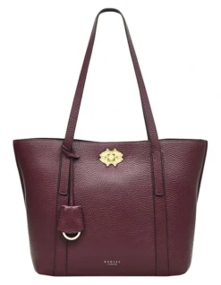 Radley Museum Street Medium Zip-Top Tote Bag In Dark Cherry