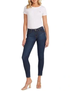 Guess Curve X Jeans In Dark Denim 8 Guess Curve X Jeans In Dark Denim -Myer Clothing Shop 929970640 4 720x928