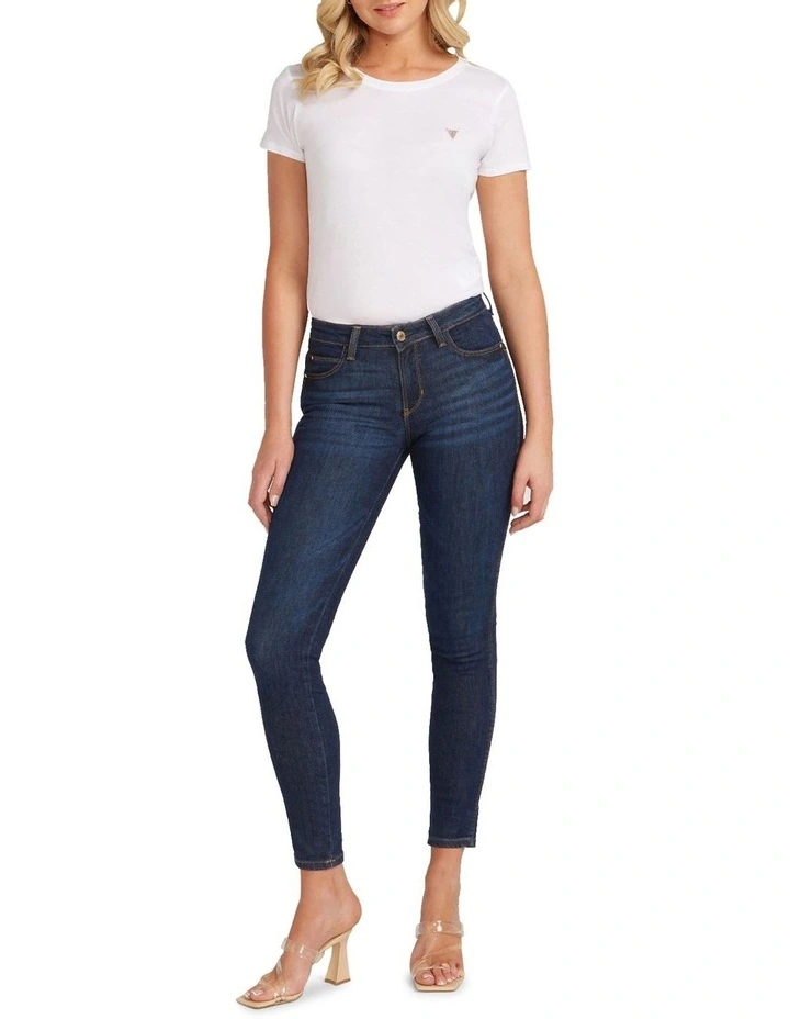 Guess Curve X Jeans In Dark Denim 4 Guess Curve X Jeans In Dark Denim - Image 4