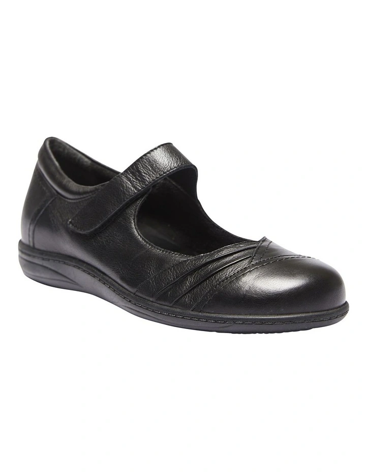 Larissa Flat Shoes In Black Glove 2 Larissa Flat Shoes In Black Glove - Image 2