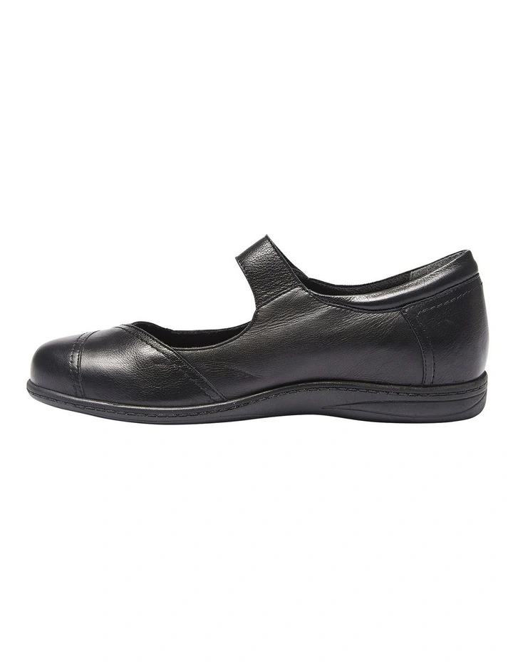 Larissa Flat Shoes In Black Glove 3 Larissa Flat Shoes In Black Glove - Image 3