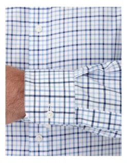 Cambridge Carlton Modern Fit Shirt In Blue -Myer Clothing Shop 930042370 930029500 4 720x928
