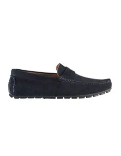 County Suede Driving Shoes In Navy