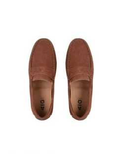 County Suede Driving Shoes In Tobacco -Myer Clothing Shop 930064330 3 720x928