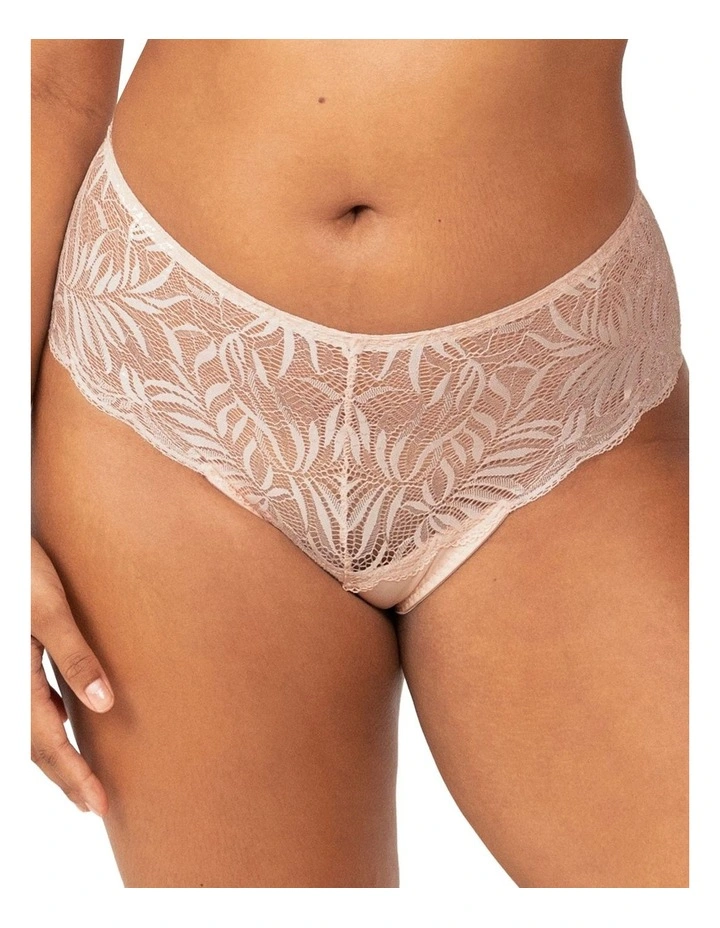 Triumph Essential Lace Maxi Brief In Baby Pink 1 Triumph Essential Lace Maxi Brief In Baby Pink