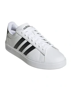 ADIDAS Grand Court Cloudfoam Lifestyle Court Comfort Shoes In White 9 ADIDAS Grand Court Cloudfoam Lifestyle Court Comfort Shoes In White -Myer Clothing Shop 930206890 3 720x928