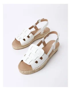 Caleb Tumbled Sandal In White -Myer Clothing Shop 930620530 3 720x928