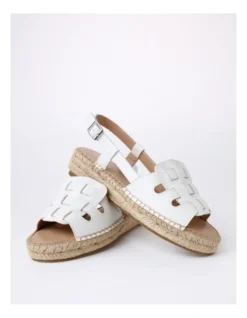 Caleb Tumbled Sandal In White -Myer Clothing Shop 930620530 6 720x928