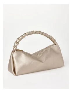 Monte Carlo Zip Top Shoulder Bag In Gold