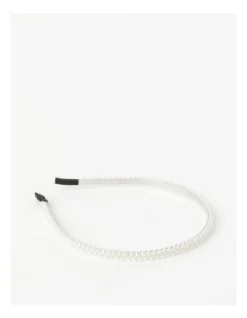 All Over Pearl Headband In Pearl