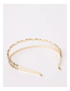 Jewelled Double Headband In Gold -Myer Clothing Shop 930641140 4 1 720x928