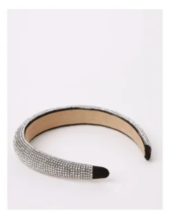 Padded Diamante Headband In Black -Myer Clothing Shop 930641950 930645730 4 1 720x928