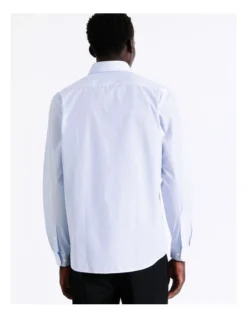 Tailored Long Sleeve Mini Stripe Shirt In Sky 11 Tailored Long Sleeve Mini Stripe Shirt In Sky -Myer Clothing Shop 930648340 5 720x928