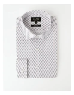 Tailored Long Sleeve 2 Colour Circle Print Shirt In Red 12 Tailored Long Sleeve 2 Colour Circle Print Shirt In Red -Myer Clothing Shop 930649060 6 720x928