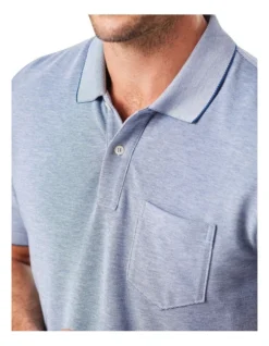 Oxford Pocket Polo In Navy -Myer Clothing Shop 930699820 3 720x928
