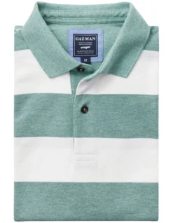 Bold Stripe Polo In Green -Myer Clothing Shop 930700720 4 720x928