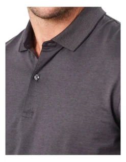 Smart Jacquard Pique Polo In Dark Olive 6 Smart Jacquard Pique Polo In Dark Olive -Myer Clothing Shop 930703870 3 720x928