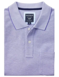 Oxford Pocket Polo In Violet 7 Oxford Pocket Polo In Violet -Myer Clothing Shop 930759310 4 720x928