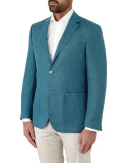 Danielle Tailored Fit Sports Jacket In Teal -Myer Clothing Shop 931046320 931028590 3 720x928