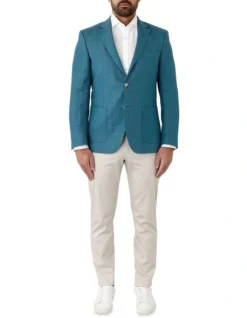 Danielle Tailored Fit Sports Jacket In Teal -Myer Clothing Shop 931046320 931028590 5 720x928