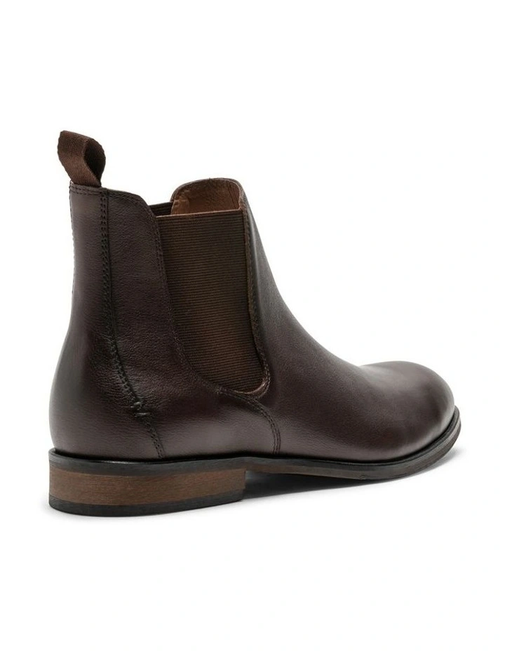 Kingsview Road Chelsea Boot In Chocolate 3 Kingsview Road Chelsea Boot In Chocolate - Image 3