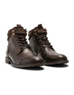 Dunedin Military Boot In Chocolate Wash 10 Dunedin Military Boot In Chocolate Wash -Myer Clothing Shop 931136500 4 720x928