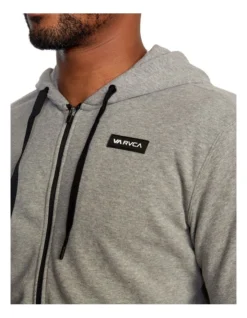 RVCA Swift Hoodie Icon Heather In Grey -Myer Clothing Shop 931386970 6 720x928