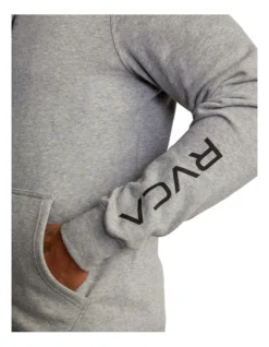 RVCA Swift Hoodie Icon Heather In Grey -Myer Clothing Shop 931386970 7 720x928