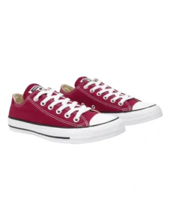 Converse Chuck Taylor All Star Lo Sneaker In Maroon -Myer Clothing Shop 931415410 3 720x928